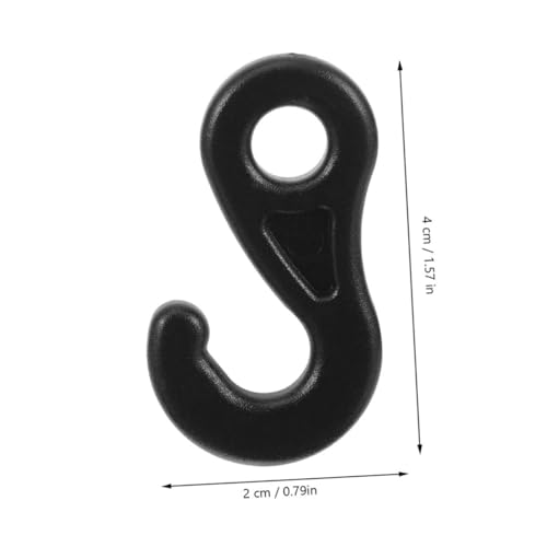 VICASKY 100 Stück Teiliges Zelt Haken aus Robustem Kunststoff Winddichte Canopy Haken mit Elastischem Seil endverschluss Vielseitige Outdoor Befestigung für Camping Zeltheringe und VICASKY 100 Stück Teiliges Zelt Haken aus Robustem Kunststoff Winddichte Canopy Haken mit Elastischem Seil endverschluss Vielseitige Outdoor Befestigung für Camping Zeltheringe und von VICASKY