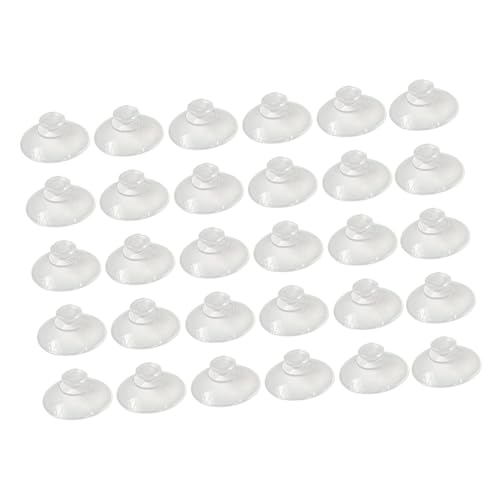 VICASKY 100 Stück Transparente Kunststoff Saugnäpfe mit rundem Kopf für Fliesen Glasplatte Tisch Vielseitig Praktisch Einfache Montage VICASKY 100 Stück Transparente Kunststoff Saugnäpfe mit rundem Kopf für Fliesen Glasplatte Tisch Vielseitig Praktisch Einfache Montage von VICASKY