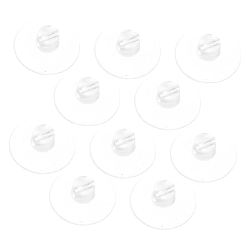 VICASKY 12 Stück Teiliges Klare Saugnapf Kabelhalter mit Schlitz für Lichterketten und Kabel Kabelorganizer mit Rillen Design Geeignet für Glatte Oberflächen Wie Spiegel Kühlschrank und von VICASKY