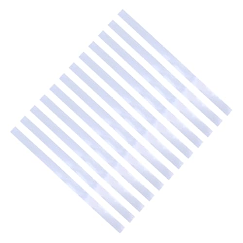 VICASKY 12 Stück Teiliges Reflektorband für Digitale Fototachometer Selbstklebende Hochreflektierende Streifen für Drehzahlmesser Kompatibel mit Optischen Messgeräten Silberfarben von VICASKY