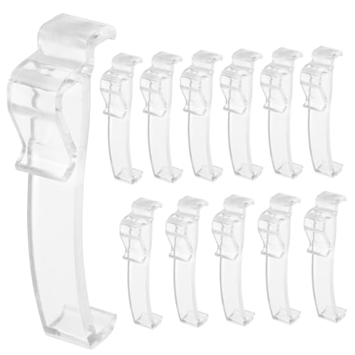 VICASKY 12 Stück Teiliges Transparente Jalousie clips aus Verschleißfestem Material Langlebige Valance klemmen für Horizontale Jalousien Einfach zu Montierende Fensterzubehörclips Ersatz VICASKY 12 Stück Teiliges Transparente Jalousie clips aus Verschleißfestem Material Langlebige Valance klemmen für Horizontale Jalousien Einfach zu Montierende Fensterzubehörclips Ersatz von VICASKY