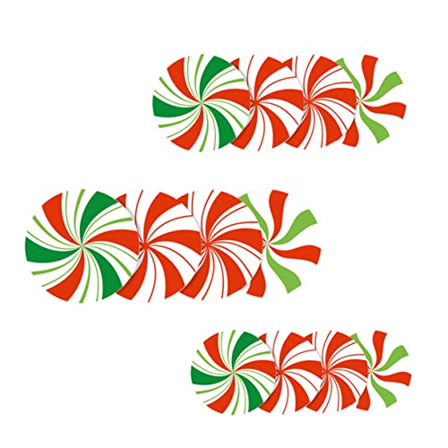 VICASKY 12 Stück Teiliges Weihnachtsaufkleber Entfernbare Wand und Bodenaufkleber für Festliche Dekoration Geeignet für Wohnräume Fenster und Weihnachtsfeiern von VICASKY
