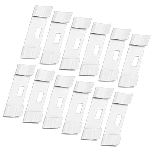 VICASKY 12 Stück Teiliges Weiße Metall Ersatzclips für Vertikale Lamellenvorhänge Einfache Montage Langlebig und Kompatibel mit Meisten Fensterjalousien zur Reparatur Defekter Lamellen VICASKY 12 Stück Teiliges Weiße Metall Ersatzclips für Vertikale Lamellenvorhänge Einfache Montage Langlebig und Kompatibel mit Meisten Fensterjalousien zur Reparatur Defekter Lamellen von VICASKY