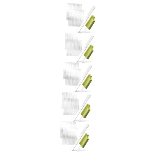 VICASKY 150 Stk. Teiliges Klare Stäbchen Wiederverwendbare Stabile Popsicle Sticks aus Lebensmittelechtem Kunststoff für Eiscreme Basteln und DIY Kuchen Transparent Gefrierfest von VICASKY