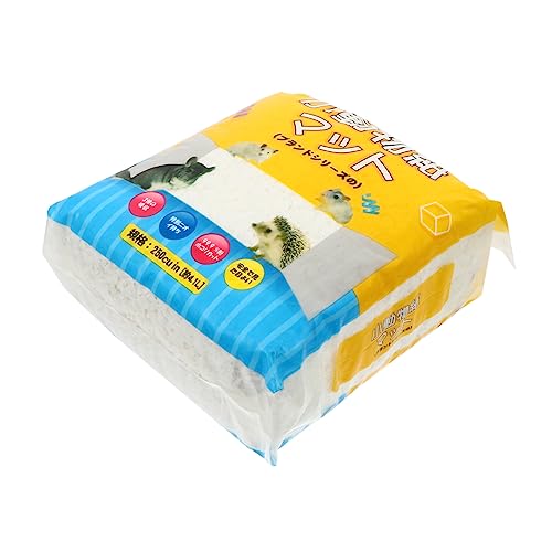 VICASKY 1Packung Haustier Papier Bettwäsche für Hamster und Kleine Staubfreies Absorbierendes Material Hält Käfig Geruchsneutral Weiße Späne von VICASKY