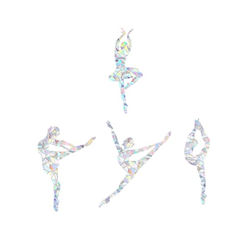 VICASKY 1Satz Abnehmbarer Ballettaufkleber für Fenster Selbstklebende Dekoration mit Prisma für Festliche Anlässe und Tägliche Wohnräume Einfache Anwendung von VICASKY