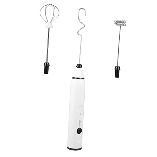 VICASKY 1Satz Handheld Elektromischer Tragbarer Milchschäumer Automatischer Farbmischer USB Aufladbar für Babynahrung mit Gebogenem Griff von VICASKY