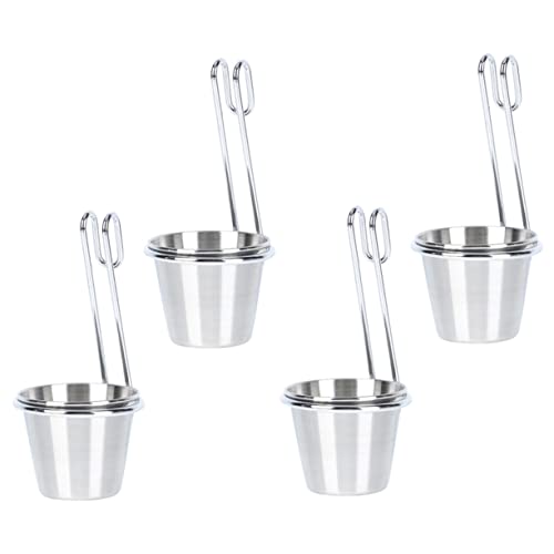 VICASKY 1Satz Multifunktionale Saucenschale aus Teiliges mit Hängendem Sauce Halter für Dips Essig Nüsse und Rostfrei und Leicht zu Reinigen für Snacks von VICASKY