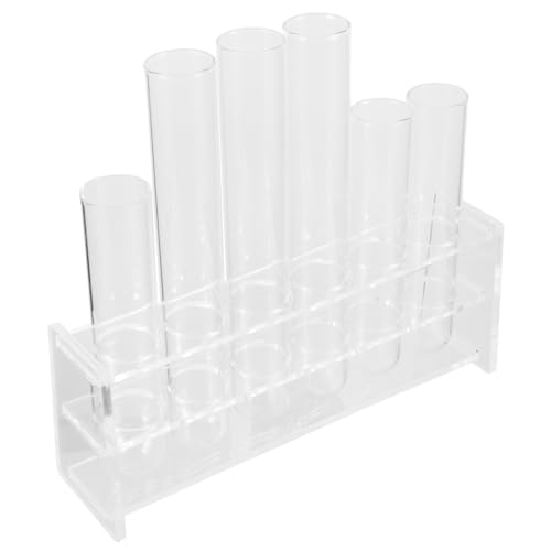 VICASKY 1Satz Reagenzglas Pflanzengefäß Transparentes Glasrohr mit Kunststoffgestell für Hydrokultur Terrarium Deko für Wasserpflanzen und Luftpflanzen Vielseitig VICASKY 1Satz Reagenzglas Pflanzengefäß Transparentes Glasrohr mit Kunststoffgestell für Hydrokultur Terrarium Deko für Wasserpflanzen und Luftpflanzen Vielseitig von VICASKY