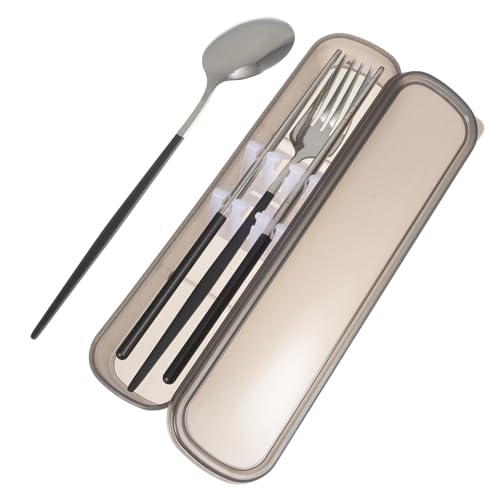 VICASKY 1Satz Teiliges Besteck Tragbare Camping Geschirrbox Multifunktionale Utensilien für Outdoor Picknick Reisen Leicht zu Reinigen und Langlebig von VICASKY