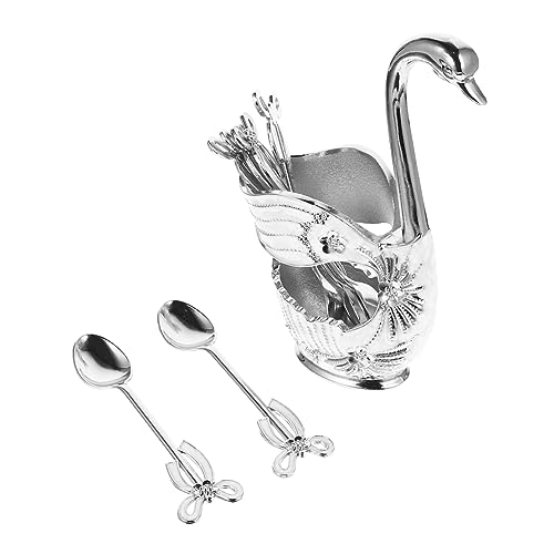 VICASKY 1Satz Teiliges Löffel Halter mit Schwanenbasis Stilvoller Küchenutensilien Organizer für Desserts Kaffee Teelöffel für Zuhause Gastronomie VICASKY 1Satz Teiliges Löffel Halter mit Schwanenbasis Stilvoller Küchenutensilien Organizer für Desserts Kaffee Teelöffel für Zuhause Gastronomie von VICASKY
