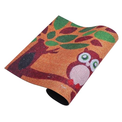 VICASKY 1Stück Chic Owl Druck Fußmatte rutschfeste Schmutzfangmatte für Zuhause Dekorativ und Absorbierend für Schlafzimmer und Wohnzimmer VICASKY 1Stück Chic Owl Druck Fußmatte rutschfeste Schmutzfangmatte für Zuhause Dekorativ und Absorbierend für Schlafzimmer und Wohnzimmer von VICASKY
