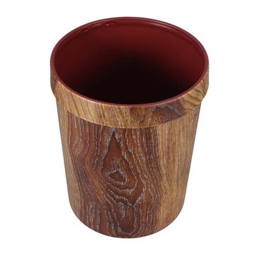 VICASKY 1Stück Retro Holzmaserung Abfallbehälter Kreativer Kunststoff Mülleimer mit Zufälligen Mustern für Zuhause Stilvoller Unbedeckter Müllcontainer für Ordentliches Wohnambiente VICASKY 1Stück Retro Holzmaserung Abfallbehälter Kreativer Kunststoff Mülleimer mit Zufälligen Mustern für Zuhause Stilvoller Unbedeckter Müllcontainer für Ordentliches Wohnambiente von VICASKY