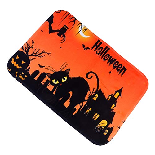 VICASKY 1Stück rutschfeste Badezimmermatte mit Halloween Kreative Fußmatte für Küche und Bad Waschbar und Langlebig für Feuchtigkeitsabsorbierende Nutzung VICASKY 1Stück rutschfeste Badezimmermatte mit Halloween Kreative Fußmatte für Küche und Bad Waschbar und Langlebig für Feuchtigkeitsabsorbierende Nutzung von VICASKY