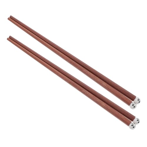 VICASKY 2 Paare Essstäbchen aus Holz mit Panda Wiederverwendbar Rutschfest für Anfänger und Familien für Sushi und Asiatische Gerichte VICASKY 2 Paare Essstäbchen aus Holz mit Panda Wiederverwendbar Rutschfest für Anfänger und Familien für Sushi und Asiatische Gerichte von VICASKY