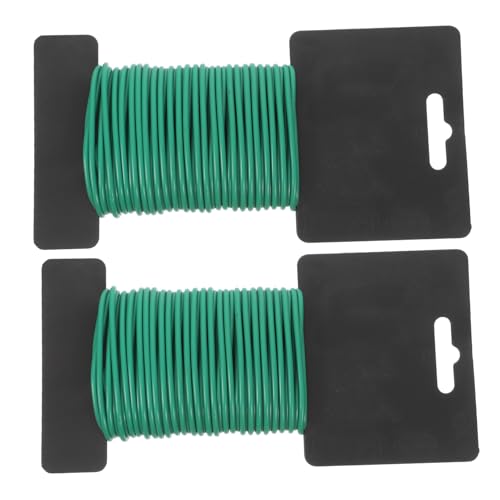 VICASKY 2 Rollen Grüne Flexible Gartenpflanzenbinder Wiederverwendbare Weiche Bindebänder für Pflanzenstütze und Baumbefestigung ohne Werkzeug Einfach Anzuwenden VICASKY 2 Rollen Grüne Flexible Gartenpflanzenbinder Wiederverwendbare Weiche Bindebänder für Pflanzenstütze und Baumbefestigung ohne Werkzeug Einfach Anzuwenden von VICASKY
