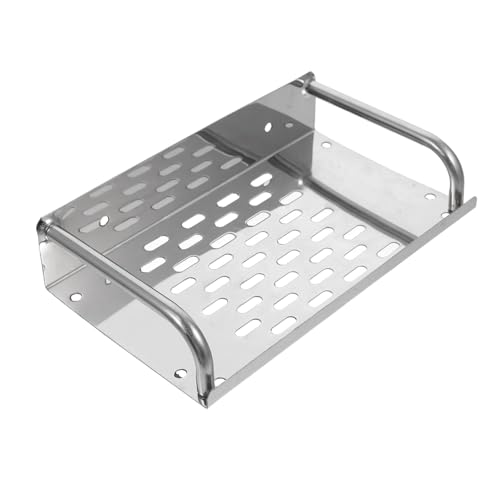 VICASKY 2 Sätze Edelstahl Wandregal Badezimmer Edelstahl Ablage Rostfrei Hohlraum Design Wasserfilternd Leicht Zu Reinigen Für Ordnung Im Bad von VICASKY
