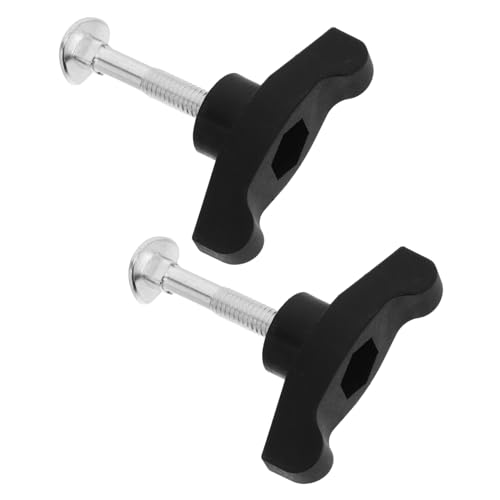VICASKY 2 Sätze T Handle Bolts mit Flügelmuttern Werkzeugfreie Ersatzteile für Rasenmäher und Schneefräsen Kompatibel mit Modellen und Weiteren Geräten von VICASKY
