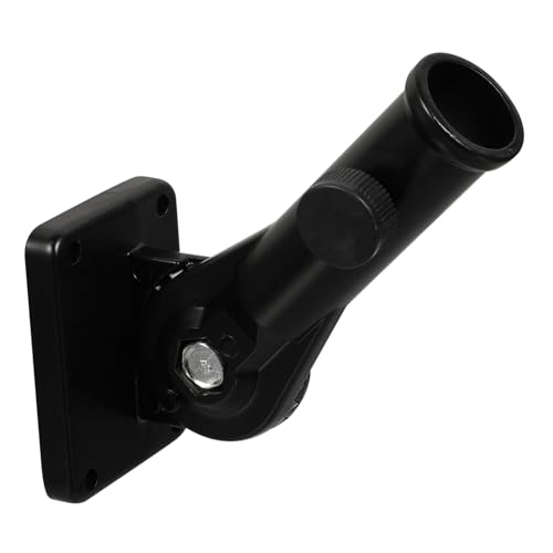 VICASKY 2 Stck. Verstellbarer Aluminiumlegierung Fahnenmast Halter Wandmontage Mehrfach Einstellbar Robust für Balkon Terrasse Garten Flaggenständer Zubehör von VICASKY