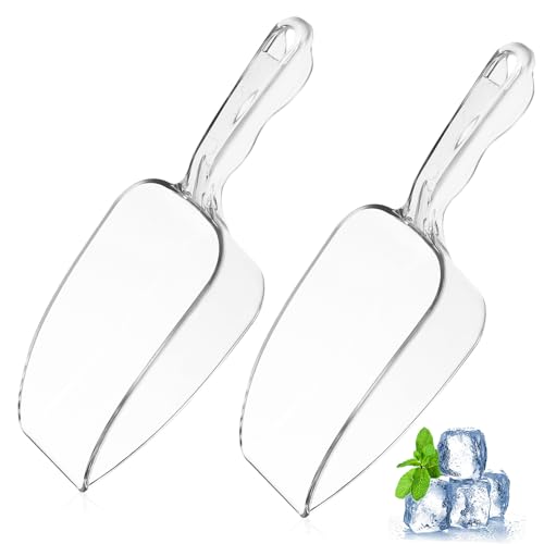VICASKY 2 Stk. Kleine Eisportionierer aus Robustem Kunststoff mit Flacher Schaufel Vielseitig für Eis Popcorn Mehl und Tierfutter Hygienisch Einfach zu Reinigen und VICASKY 2 Stk. Kleine Eisportionierer aus Robustem Kunststoff mit Flacher Schaufel Vielseitig für Eis Popcorn Mehl und Tierfutter Hygienisch Einfach zu Reinigen und von VICASKY