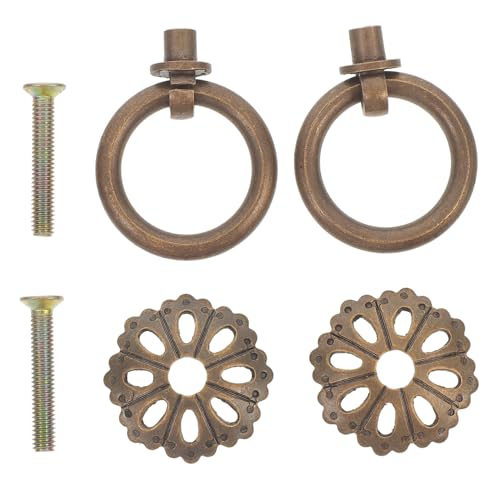 VICASKY 2 Stück Antike Chinesische Möbelgriffe Retro Türgriff aus Dekorativer Schrankgriff Pull Handle für Kommode Vintage Cabinet Door Knobs für Vielseitige Einrichtung VICASKY 2 Stück Antike Chinesische Möbelgriffe Retro Türgriff aus Dekorativer Schrankgriff Pull Handle für Kommode Vintage Cabinet Door Knobs für Vielseitige Einrichtung von VICASKY