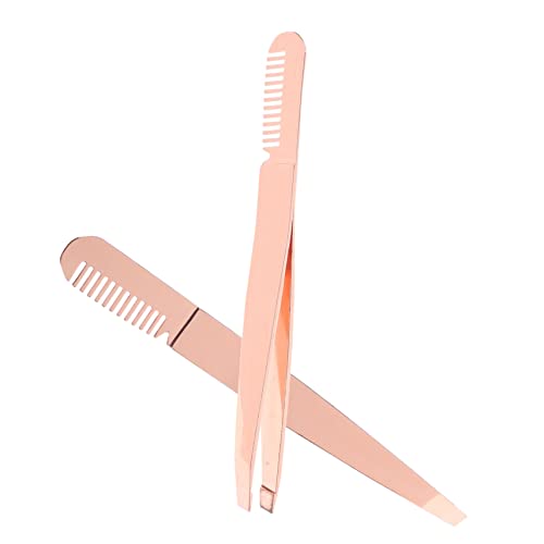 VICASKY 2 Stück Augenbrauenpinzetten Haarentfernung Für Gesicht DIY Augenbrauen Pick Pinzette Präzisionspinzette Schräger Kamm Scharfe Pinzette Zupfpinzette VICASKY 2 Stück Augenbrauenpinzetten Haarentfernung Für Gesicht DIY Augenbrauen Pick Pinzette Präzisionspinzette Schräger Kamm Scharfe Pinzette Zupfpinzette von VICASKY