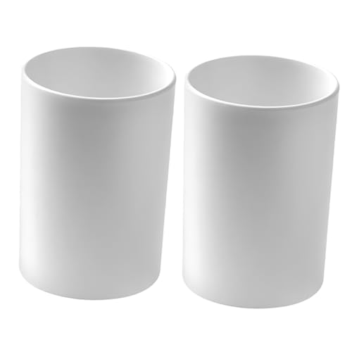 VICASKY 2 Stück Badezimmer Zahnputzbecher Wiederverwendbare Bruchsichere Becher für Zahnbürsten Leicht zu Reinigen für Bad und Waschtisch VICASKY 2 Stück Badezimmer Zahnputzbecher Wiederverwendbare Bruchsichere Becher für Zahnbürsten Leicht zu Reinigen für Bad und Waschtisch von VICASKY