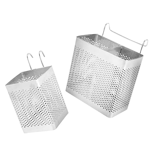 VICASKY 2 Stück Besteck Organizer Multifunktionale Halterung für Essstäbchen und Besteck Abtropfgestell für Küche Platzsparend und Hygienisch für Ordentliche Küchenutensilien VICASKY 2 Stück Besteck Organizer Multifunktionale Halterung für Essstäbchen und Besteck Abtropfgestell für Küche Platzsparend und Hygienisch für Ordentliche Küchenutensilien von VICASKY