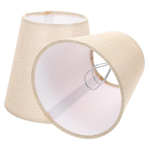 VICASKY 2 Stück Clip Lampenschirm für Wandleuchte Rundes Stofflampenabdeckung für Pendelleuchte Stehlampe und Tischlampe Dekorativer Lampenschirm für Zuhause VICASKY 2 Stück Clip Lampenschirm für Wandleuchte Rundes Stofflampenabdeckung für Pendelleuchte Stehlampe und Tischlampe Dekorativer Lampenschirm für Zuhause von VICASKY