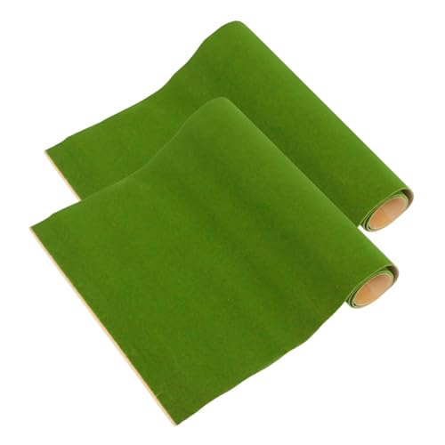 VICASKY 2 Stück DIY Flocking Turf Papiermatte für Modellbau Grünes Kunstgras für Sandtisch Landschaft und Dekoration Installieren für Wohnräume und Hochzeitsdeko VICASKY 2 Stück DIY Flocking Turf Papiermatte für Modellbau Grünes Kunstgras für Sandtisch Landschaft und Dekoration Installieren für Wohnräume und Hochzeitsdeko von VICASKY