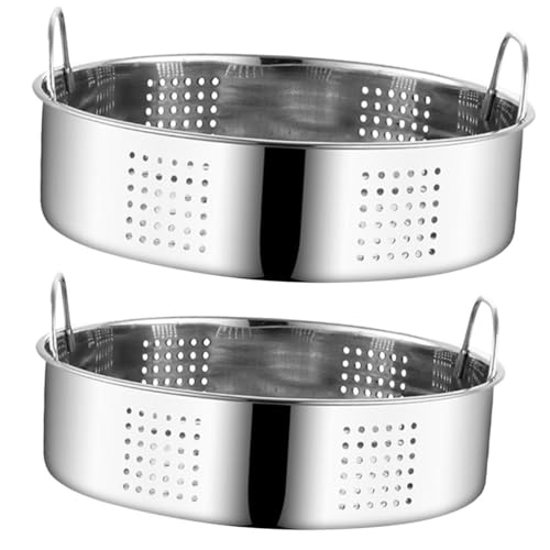 VICASKY 2 Stück Dampfgarer Teilig Dampfeinsatz für Gemüse und Teigwaren Hitzebeständig für Gesunde Gerichte Spülmaschinengeeignet VICASKY 2 Stück Dampfgarer Teilig Dampfeinsatz für Gemüse und Teigwaren Hitzebeständig für Gesunde Gerichte Spülmaschinengeeignet von VICASKY
