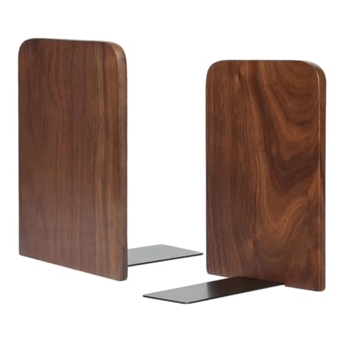 VICASKY 2 Stück Dekorative Buchstützen aus Holz und Funktionale Buchhalter für Schreibtisch und Büro und Praktisch für Bücher Dokumente und Zeitschriften VICASKY 2 Stück Dekorative Buchstützen aus Holz und Funktionale Buchhalter für Schreibtisch und Büro und Praktisch für Bücher Dokumente und Zeitschriften von VICASKY