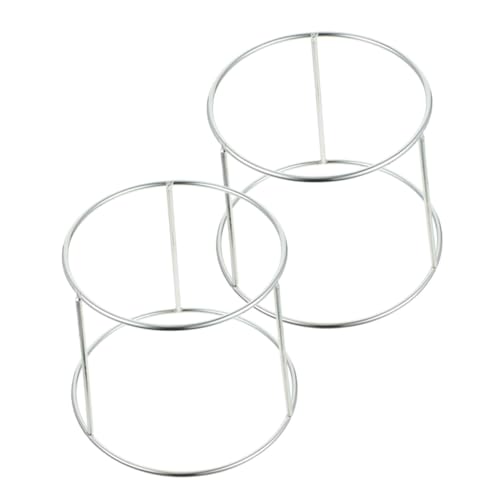 VICASKY 2 Stück Doppelständer Doppelschicht Pizza -Rack groß klein abgestuft Regal für Lebensmitteltabletts Servierplattenständer Meeresfrüchte-Stand Küchenständer Rostfreier Stahl Silber VICASKY 2 Stück Doppelständer Doppelschicht Pizza -Rack groß klein abgestuft Regal für Lebensmitteltabletts Servierplattenständer Meeresfrüchte-Stand Küchenständer Rostfreier Stahl Silber von VICASKY
