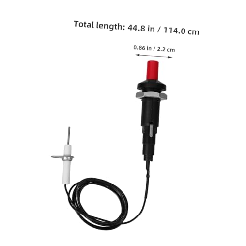 VICASKY 2 Stück Gasherd Zündknopf Keramik Ersatz Zündschalter für Gasgrill Camping Outdoor Herd Sicherheitsanlasser Schnell Einfache Installation Portabel von VICASKY
