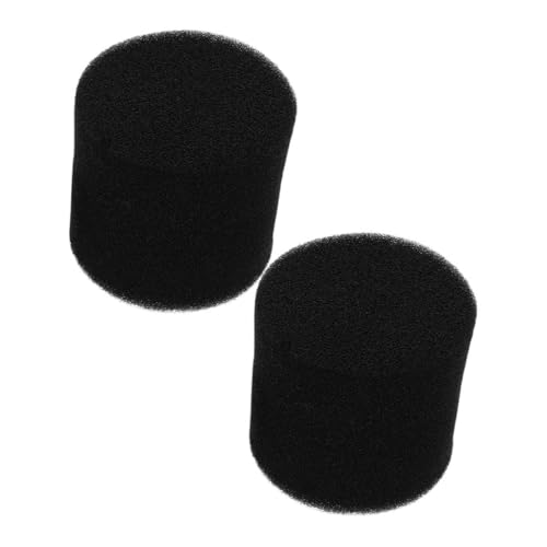 VICASKY 2 Stück Geräuschdämpfender Plug für Lautsprecheröffnungen Bassreflex Rohr und Subwoofer Einsetzbar Schwarz von VICASKY