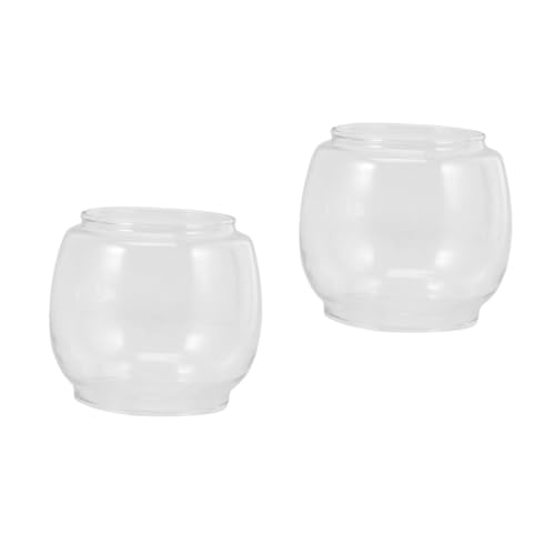 VICASKY 2 Stück Glas Lampenschirm Ersatz für Petroleumlampe Ømm Windfest Klarer Brennstoff Lampenschirm Vintage Öllampen Ersatzglas Schornstein Einfach zu Reinigen und Installieren VICASKY 2 Stück Glas Lampenschirm Ersatz für Petroleumlampe Ømm Windfest Klarer Brennstoff Lampenschirm Vintage Öllampen Ersatzglas Schornstein Einfach zu Reinigen und Installieren von VICASKY