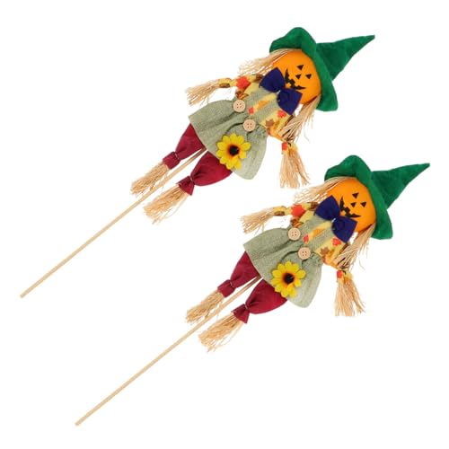 VICASKY 2 Stück Halloween Gartendekoration Teiliges Vogelscheuchen mit Bunten Kürbis Figuren Wetterfeste Dekoration für Garten Rasen und Terrasse Langlebig und Detailreich Gestaltet VICASKY 2 Stück Halloween Gartendekoration Teiliges Vogelscheuchen mit Bunten Kürbis Figuren Wetterfeste Dekoration für Garten Rasen und Terrasse Langlebig und Detailreich Gestaltet von VICASKY