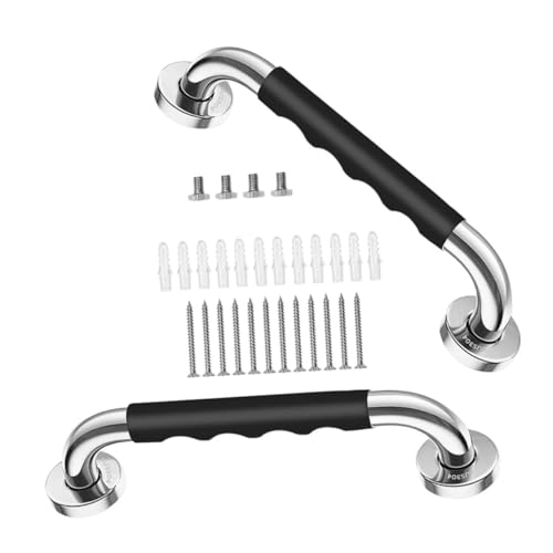 VICASKY 2 Stück Haltegriffe Rutschfeste Wandmontage Handläufe für Senioren Bad Dusche Wc Unterstützungsgriff mit Verdeckten Schrauben für Sicheren VICASKY 2 Stück Haltegriffe Rutschfeste Wandmontage Handläufe für Senioren Bad Dusche Wc Unterstützungsgriff mit Verdeckten Schrauben für Sicheren von VICASKY