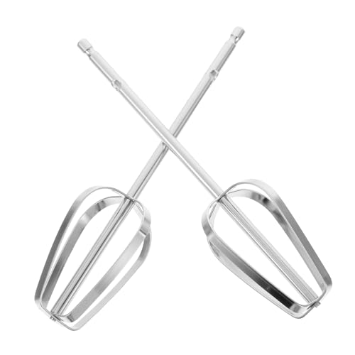 VICASKY 2 Stück Handrührer Quirle aus Edelstahl Ersatzaufsätze für Elektrischen Handmixer Vielseitig zum von Eiern Sahne Butter und Einfache Montage für Backen und Kochen von VICASKY
