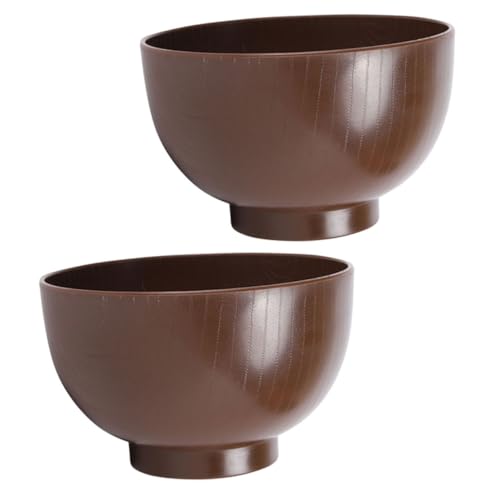 VICASKY 2 Stück Japanische Kleine Suppenschale aus Stabilem Material Rutschfest und Dekorativ Vielseitig Verwendbar als Reisschale Nudelschale für Zuhause Restaurant und Party Glatt und VICASKY 2 Stück Japanische Kleine Suppenschale aus Stabilem Material Rutschfest und Dekorativ Vielseitig Verwendbar als Reisschale Nudelschale für Zuhause Restaurant und Party Glatt und von VICASKY