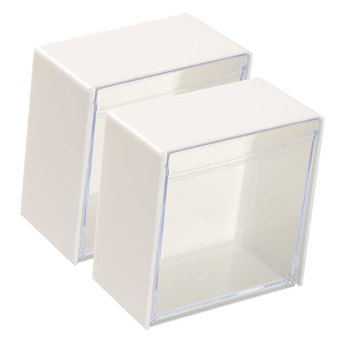 VICASKY 2 Stück Kaffeefilterhalter Teilig Wandhalterung mit Staubschutz Abdeckung Langlebige Kaffeefilter Aufbewahrungsbox für Papierfilter Praktische Filterpapier Basis für Sauberen von VICASKY