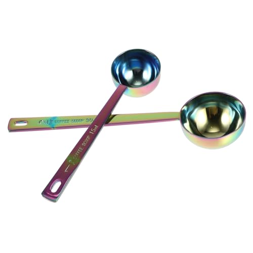 VICASKY 2 Stück Kaffeelöffel mit Langem Griff und Messlöffel für Kaffee Tee und Desserts für Kaffeezubehör und Küchenutensilien VICASKY 2 Stück Kaffeelöffel mit Langem Griff und Messlöffel für Kaffee Tee und Desserts für Kaffeezubehör und Küchenutensilien von VICASKY