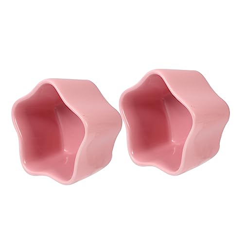 VICASKY 2 Stück Keramik Futternapf Sternförmig Futterschale für Hamster Kleintiere Premium Keramik Futterbehälter Langlebig und Praktisch für Sauberes Füttern VICASKY 2 Stück Keramik Futternapf Sternförmig Futterschale für Hamster Kleintiere Premium Keramik Futterbehälter Langlebig und Praktisch für Sauberes Füttern von VICASKY