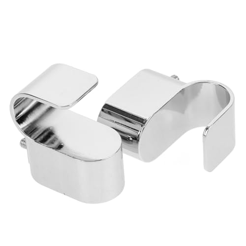 VICASKY 2 Stück Kleiderstangenhalter aus Verstärktem Legierungsmetall Stabile Wandbefestigung mit Design Robust und Einfach zu Montieren Geeignet für Kleiderschränke und VICASKY 2 Stück Kleiderstangenhalter aus Verstärktem Legierungsmetall Stabile Wandbefestigung mit Design Robust und Einfach zu Montieren Geeignet für Kleiderschränke und von VICASKY