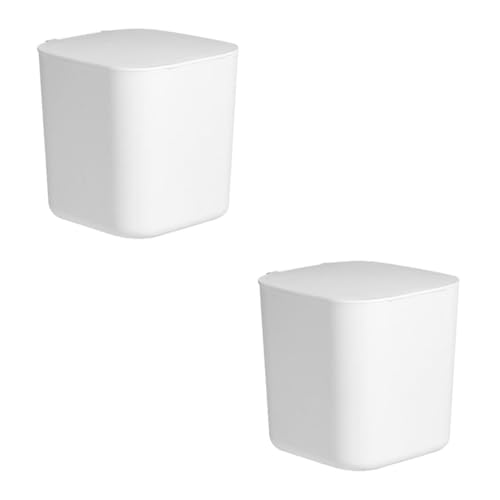 VICASKY 2 Stück Mini Tischmülleimer mit Deckel Platzsparender Abfalleimer für Schreibtisch Küche und Schlafzimmer Kompakte Abfallbox aus Sicherem für Desktop und Schränke VICASKY 2 Stück Mini Tischmülleimer mit Deckel Platzsparender Abfalleimer für Schreibtisch Küche und Schlafzimmer Kompakte Abfallbox aus Sicherem für Desktop und Schränke von VICASKY