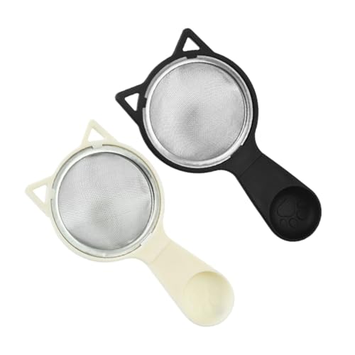 VICASKY 2 Stück Multifunktionaler Küchen Ölfilter Löffel Wiederverwendbarer Feinmaschiger Sieb Schöpflöffel Leichtes Filtersieb für Mehl Saft Sojamilch Sicherer Griff Vielseitig für VICASKY 2 Stück Multifunktionaler Küchen Ölfilter Löffel Wiederverwendbarer Feinmaschiger Sieb Schöpflöffel Leichtes Filtersieb für Mehl Saft Sojamilch Sicherer Griff Vielseitig für von VICASKY