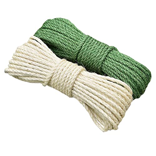 VICASKY 2 Stück Naturbelassene Rope für Katzenkratzmöbel DIY Ersatzschnur für Kratzsäulen Strapazierfähig und Langlebig für Katzenfreunde VICASKY 2 Stück Naturbelassene Rope für Katzenkratzmöbel DIY Ersatzschnur für Kratzsäulen Strapazierfähig und Langlebig für Katzenfreunde von VICASKY