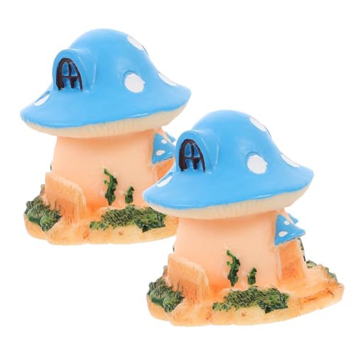 VICASKY 2 Stück Pilzhaus Dekoration aus Langlebigem Material Realistische Simulierte Gartenfigur für Feengarten Terrarien und Pflanzendeko Vielseitig für Miniaturlandschaften und VICASKY 2 Stück Pilzhaus Dekoration aus Langlebigem Material Realistische Simulierte Gartenfigur für Feengarten Terrarien und Pflanzendeko Vielseitig für Miniaturlandschaften und von VICASKY