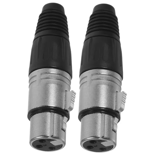 VICASKY 2 Stück Poliger Xlr Audio Buchse Lötanschluss Langlebiger Verzinnte Oberfläche Kompatibel mit Mikrofon Professioneller Ersatzstecker VICASKY 2 Stück Poliger Xlr Audio Buchse Lötanschluss Langlebiger Verzinnte Oberfläche Kompatibel mit Mikrofon Professioneller Ersatzstecker von VICASKY