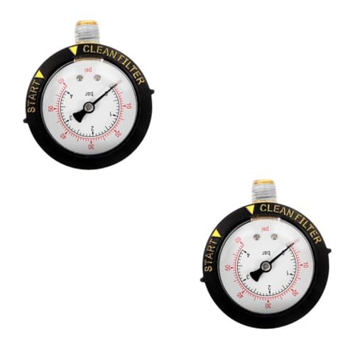 VICASKY 2 Stück Pool Druckmanometer Psi mit Npt Anschluss Professionelles Messgerät für Poolfilter und Wasserpumpen Langlebiges Messinstrument aus Präzise Ablesbar Glatte Oberfläche ohne VICASKY 2 Stück Pool Druckmanometer Psi mit Npt Anschluss Professionelles Messgerät für Poolfilter und Wasserpumpen Langlebiges Messinstrument aus Präzise Ablesbar Glatte Oberfläche ohne von VICASKY